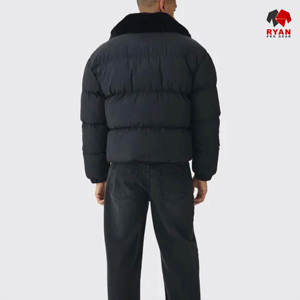 Fabricante de Ropa Personalizada, Chaqueta Acolchada de Invierno para Hombre con Forro de Nailon - Product Image 4