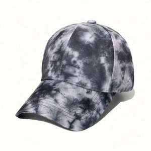 Gorra de Béisbol con Estampado Tie-Dye 3D de Estilo Europeo y Americano, Gorra Urbana Hip-Hop de Tela Común - Product Image 3