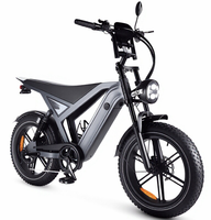 Bicicleta Eléctrica Todoterreno GT20 de 7 Velocidades, Motor sin Escobillas de Alta Velocidad de 48V, Batería Oculta, Cuadro de Acero, Resistente al Agua IP54, Doble Suspensión
