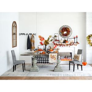 Juego de 12 Coronas Decorativas de Hojas Otoñales de 8 Pulgadas, Coronas y Guirnaldas Botánicas para Decoración de Mesa de Acción de Gracias y Festivales de Otoño - Product Image 5