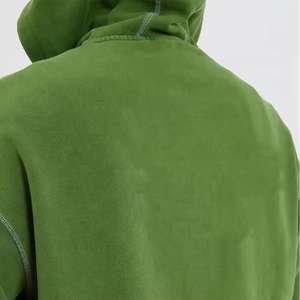 Survêtement vintage en coton épais 100 % délavé à l'acide, personnalisable sans minimum de commande, comprenant un sweat à capuche zippé et un pantalon de survêtement évasé - Product Image 6