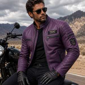 แจ็คเก็ตหนังแท้รุ่นใหม่ปี 2026 สำหรับผู้ชายและผู้หญิง  รักษ์โลก ระบายอากาศได้ดี แฟชั่นวินเทจ กันลม เหมาะสำหรับฤดูหนาว - Product Image 6