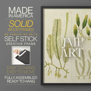 Arte de pared costera de madera maciza Vintage-'Sea Grass I' impresión enmarcada decoración del océano estilo Vintage elegante Impresión de Arte de pared de hierba marina - Product Image 4