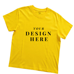 High-Quality Heavyweight Custom Logo Printed 100% Cotton Round Neck Half Sleeve Men's T-Shirts - Product Image 1