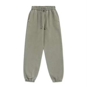 Pantalones Deportivos de Primavera para Hombre de Alta Calidad, Personalizados, 100% Algodón No Tejido, Ecológicos, Transpirables, Casuales, Ligeros, de Lana - Product Image 1