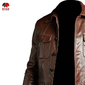 แจ็คเก็ตหนังผ้าระบายอากาศและสวมใส่สบายสำหรับผู้ชาย ออกแบบโดย Ryan Pro Gear พร้อมบริการพิมพ์โลโก้ตามสั่ง - Product Image 3