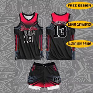 Tenue de basketball personnalisée pour hommes, kit d'équipe de club, nouveau design, uniforme de basketball respirant avec faible MOQ - Product Image 1