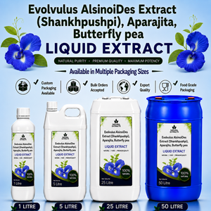 Extracto de Butterfly Pea Aparajita Evolution AlsinoiDes, Extracto Líquido Herbal, Grado Alimenticio Natural, Suministro a Granel - Product Image 1