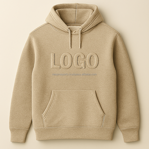 Sweat-shirt à capuche unisexe brodé et gaufré, design personnalisé, poche, respirant, molleton épais, coupe oversize, streetwear, dégradé - Product Image 4