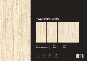 Azulejos de porcelana mate de alta gama, tamaño 600x1200, formato grande para pisos y paredes, para interiores residenciales y comerciales de lujo. - Product Image 4