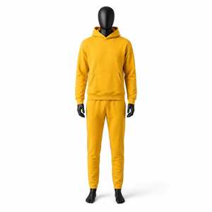 Ensemble décontracté d'hiver de qualité supérieure, sweat-shirt et pantalon de survêtement - Product Image 1