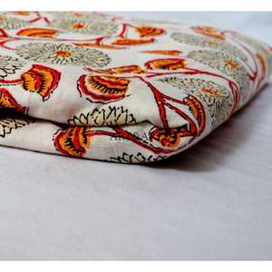 Tela de Algodón de Alta Calidad Estampada a Mano, Material Suave, Venta al por Mayor por Metros para Vestidos, Cortinas, Ropa de Cama, Decoración del Hogar, Cuatro Estaciones - Product Image 2