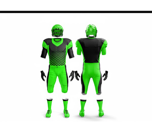 Uniformes d'équipe de football américain de haute qualité, maillots et pantalons personnalisés |   Tenue de football d'équipe |   Vêtements de sport en polyester respirant - Product Image 2
