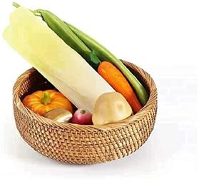 Frutero de ratán elegante y personalizable al por mayor, con un atractivo atemporal que garantiza que permanecerá siempre a la moda. - Product Image 2