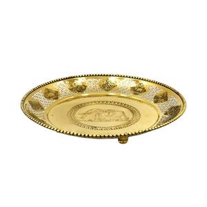 ถาดทองเหลือง14 "พร้อมสัญลักษณ์จักรราศีสินค้า14นิ้วจากประเทศไทยใช้ในร้านอาหารชั้นนำและโรงแรมหรู - Product Image 5