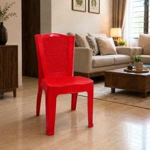 RETTAN VIRGIN Modern Ball <b>Chair</b> with Cross Back Design and Foam Filled Manual Recliner - Product Image 3