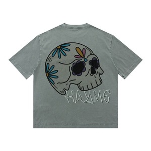 T-shirt vintage délavé 2026 pour homme, coupe oversize, streetwear, coton épais, logo personnalisé, t-shirt délavé, fabrication OEM, vente en gros de vêtements en vrac - Product Image 4