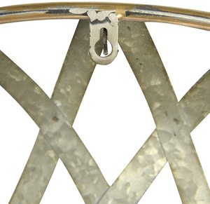 Espejo de Pared Redondo de Metal Dorado Hecho a Mano, Espejo Decorativo Artístico para Sala de Estar, Dormitorio, Decoración del Hogar, Suministro al por Mayor - Product Image 4