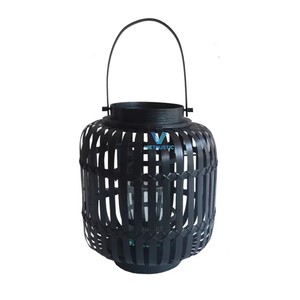 Portavelas Decorativo de Bambú y Ratán en Oferta, para Decoración del Hogar Estilo Boho, Diseño Personalizado - Product Image 1