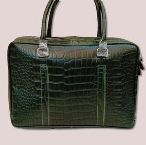 Nouveauté : Sac bandoulière bohème fait main pour femme en cuir de crocodile, robuste et durable, idéal pour l'extérieur, la ville et les voyages, collection Printemps/Automne - Product Image 3