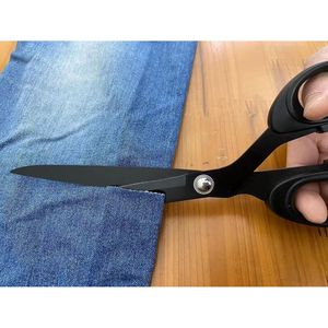 Tijeras Profesionales para Confección, Tijeras para Coser Cuero y Tela, Recubrimiento de Titanio, Hoja de Acero Inoxidable, Tijeras de Sastre para Adultos - Product Image 2