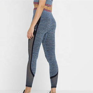 Leggings Deportivos de Cintura Alta para Mujer, Sin Costuras, Efecto Levanta Glúteos, Cierre Elástico en la Cintura, Diseño Sólido, Hechos de Spandex/Nylon - Product Image 6
