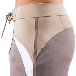 Shorts de bain pour hommes, couleur beige clair, à séchage rapide, avec cordon de serrage, pour la plage, la natation, les sports nautiques, vêtements de sport - Product Image 5
