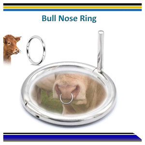 Anillo Nasal para Ganado Bovino, de Acero Inoxidable, Resistente, para Manejo de Animales de Granja, Equipo Veterinario para Ganadería - Product Image 4