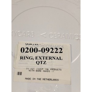 AMAT 0200-09222 XYCARB <b>CERAMICS</b> <b>RING</b>, EXTERNAL - Trusted Global Legacy Semiconductor Equipment and Parts at - Product Image 6