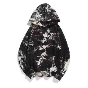 Sweat à capuche d'hiver OEM en molleton bouclette épais 330g, respirant, tie-dye, uni, coupe ample - Product Image 5