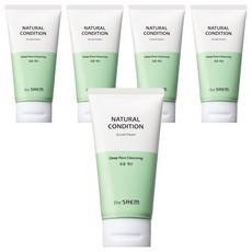 The Saem Natural Condition Scrub Cleansing Foam 150ml 5pz Scontato con Acido Salicilico come Ingrediente Principale per il Miglioramento dei Pori - Product Image 1