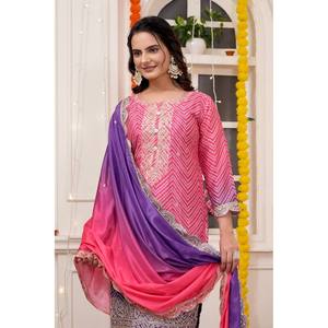 Conjunto de Traje de Fiesta para Mujer con Bordado de Lentejuelas - Product Image 4