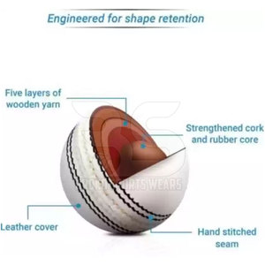 Durable Cricket Balls For <b>Nets</b> Practice Sessions And Match Play Ideal For Academies Schools And Sports Training Programs - Product Image 3