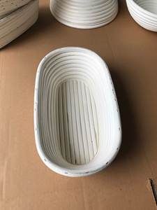 Artisan Oval Rattan Banneton Proofing Basket Handmade Wicker Dough Basket for Sourdough Bread Professional Baking Tools - Product Image 3