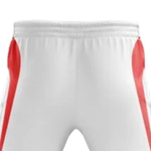 Men <b>White</b> Red Sublimated <b>Cricket</b> Trousers Polyester Sports Pants Performance Team Wear Match Training Athletic Apparel - Product Image 3