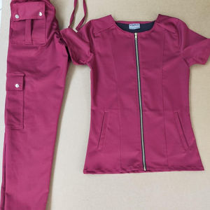 Unisex Woven Polyester Hospital Uniforms Medical <b>Scrubs</b> Nursing Uniform Stylish Women Medical Nursing <b>Scrubs</b> Uniforms Set - Product Image 3