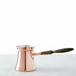 Traditional Handmade Copper Turkish Coffee Pot With Engraved Patterns Wholesale Vintage Ibrik Coffee <b>Maker</b> With Wooden Handle - Product Image 5