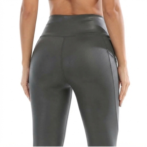 Ecowalson Women's Gym Sweatpants Seamless Workout Fleece Trousers Solid Thick Warm Winter Sport Pants for Running Drop Leggings - Product Image 3
