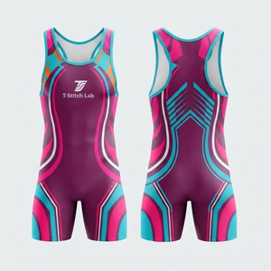 Fournisseur direct d'usine – Conception personnalisée – Maillot de lutte pour hommes adultes, idéal pour la musculation et le powerlifting – Extensible et anti-humidité - Product Image 3