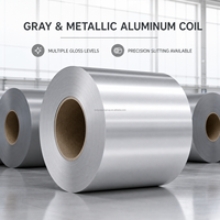 Bobine d'aluminium prépeinte pour le travail des métaux, sélection de couleurs 3003 3104 3105 avec épaisseur et largeur personnalisées