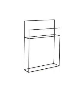 Porte-serviettes contemporain en métal avec structure décorative, support multi-barres pour serviettes de bain - Product Image 1