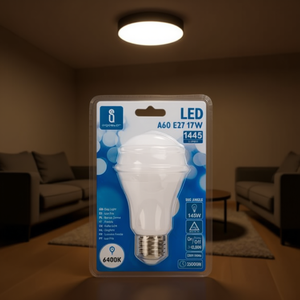 Lampadina LED A60 E27 17W 6400K Bianco Freddo 1445 Lumen Ampio Angolo 25000H di Durata - Product Image 3