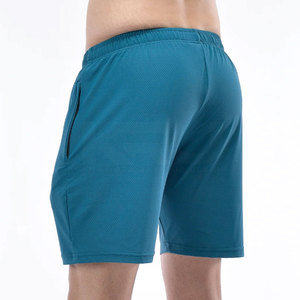 Shorts de course décontractés pour hommes en coton 100% de qualité supérieure, légers, respirants, à séchage rapide, taille mi-haute avec cordon de serrage - Product Image 2