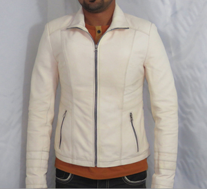 Veste en cuir véritable pour homme de qualité supérieure, coupe-vent, style motard, fabricant en gros, veste personnalisée avec nom de marque - Product Image 1
