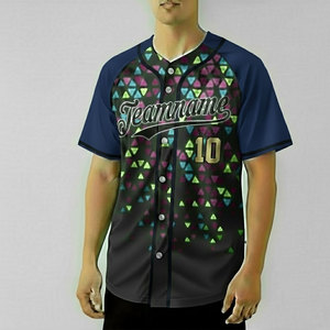 OEM Printed Baseball Sport Jersey Men's <b>Red</b> Baseball Jerseys With Sublimated Design Custom Design Unisex Softball Jersey - Product Image 5