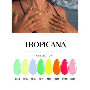 Tropicana Collection UV Gel <b>Nail</b> Polish <b>Set</b> 3214 3215 3216 3217 3218 3219 3220 3221 - Product Image 1