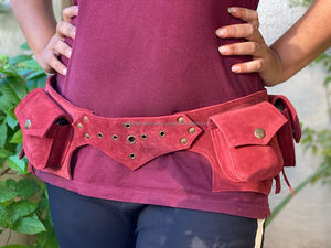 กระเป๋าคาดสะโพกหนังกลับหนังกลับคาดเอวกระเป๋าคาดเอวกระเป๋าคาดเอวหนังมีสไตล์เข็มขัดอเนกประสงค์ - Product Image 3