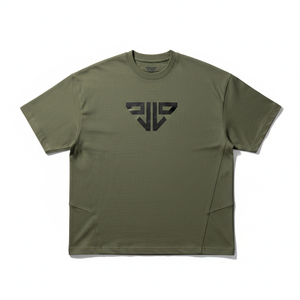 เสื้อยืดโอเวอร์ไซส์ผ้าฝ้ายพรีเมียม ผู้ชาย ปักลายได้ตามสั่ง สตรีทแวร์ เนื้อผ้าหนา แบบเรียบ ไซส์ใหญ่พิเศษ เสื้อยืดแบบยูนิเซ็กส์ - Product Image 1