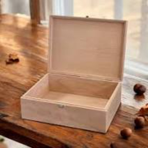 WOODEN Round MODERN LIGHTWEIGHT DURABLE STORAGE BOX <b>TABLETOP</b> ORGANIZER LIVING ROOM DECOR GOOD DESIGN - Product Image 1