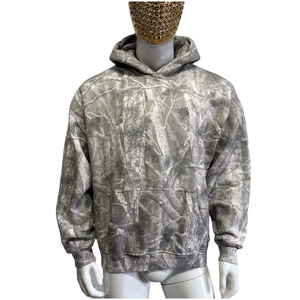 Hot Sale Women's Camo Hoodie Oversized Sweatshirt <b>Leaf</b> Print Long Sleeve Hoodies With Pocket Casual Fall Pullover - Product Image 3